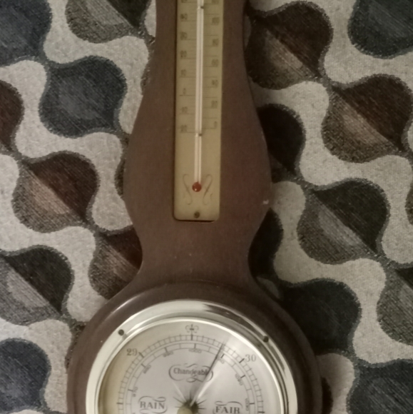 Jason Barometer For Weather Forecasting Mid Century Japan aprox. 20"Long - Picture 13 of 15